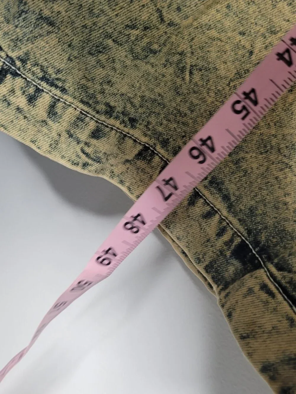 Rockets vintage acid wash grunge denim trench duster indie unique jacket medium